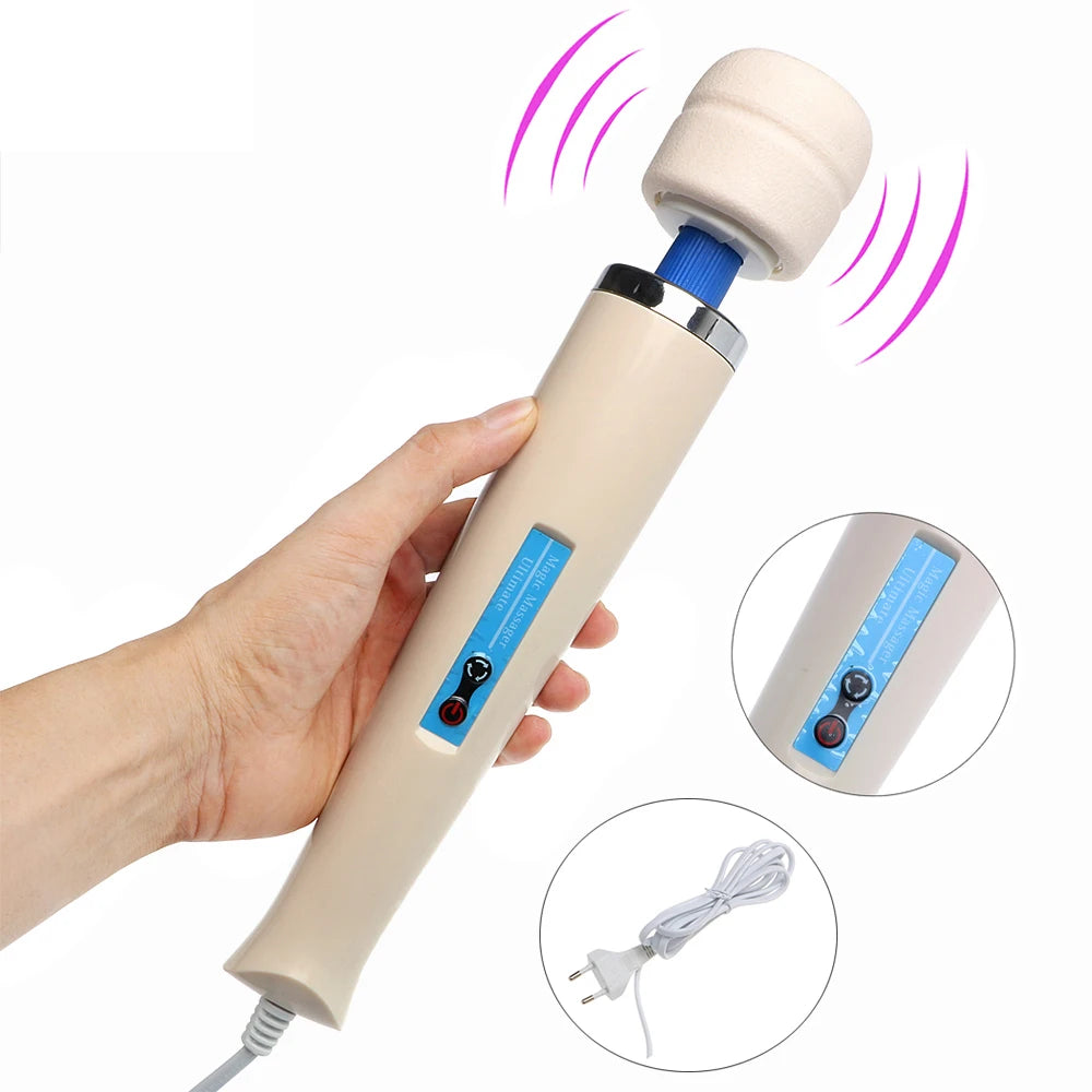 Varita Vibradora Clásica 30 Velocidades – Magic Massager Ultimate (31 cm)
