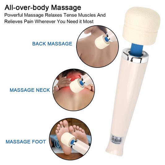 Varita Vibradora Clásica 30 Velocidades – Magic Massager Ultimate (31 cm)