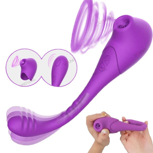 Estimulador Ergonómico con Doble Placer