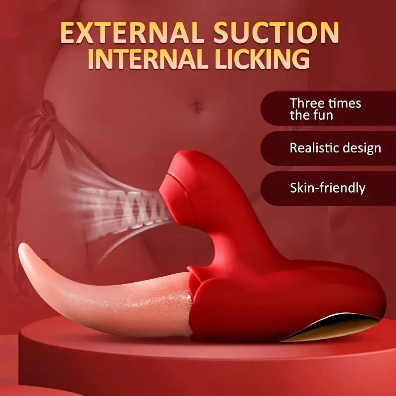 Sex Toys Tongue Licking Sucking Vibrator for Women Nipples Clit Sucker Anal Vibration Stimulation Female Masturbation Adult Good