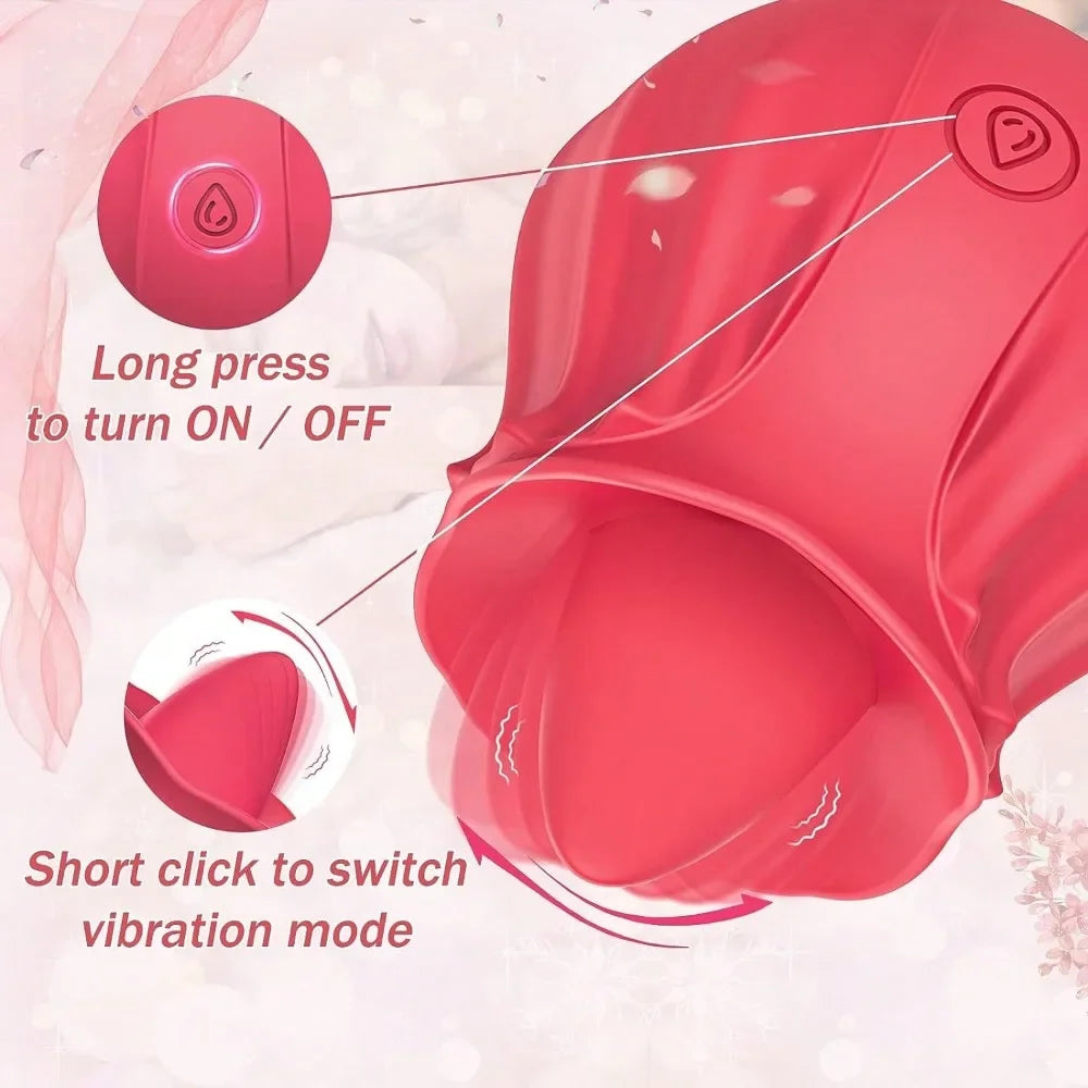 Lengua Rosa Mágica – Estimulador Femenino Premium